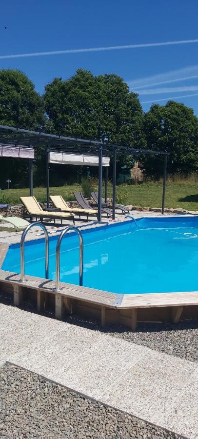 Sharecroppers Cottage With Swimming Pool Pagéas Exterior foto