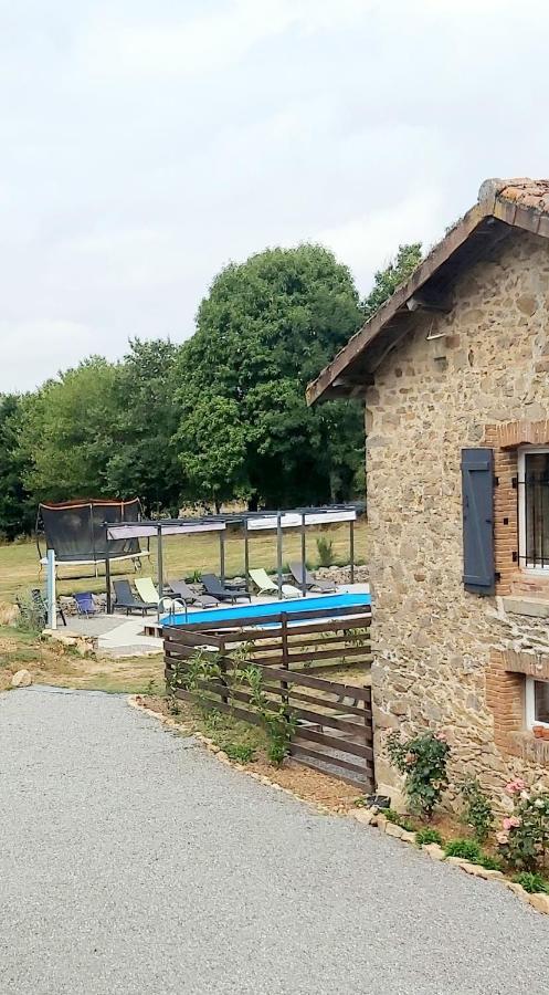 Sharecroppers Cottage With Swimming Pool Pagéas Exterior foto